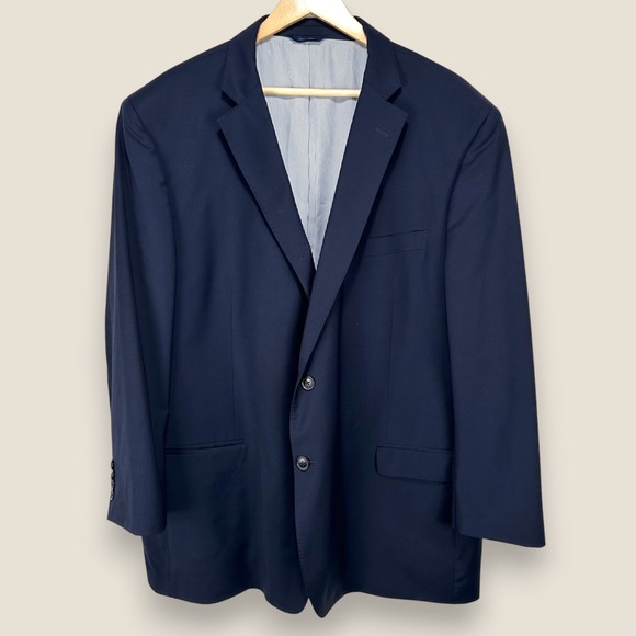 Brooks Brothers Explorer Madison Fit Blazer Sport Coat Men 50L Navy Blue Wool - Picture 1 of 15